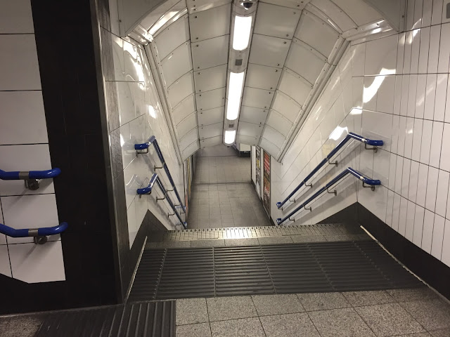 London underground station tunnel