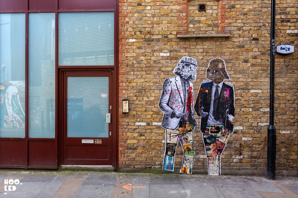 Montreal Street Artist, Stikki Peaches visits London