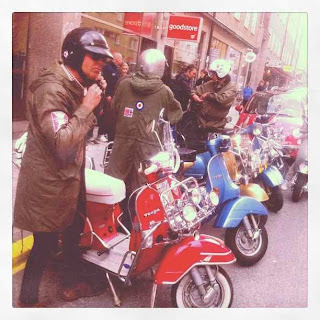 Vespa rideout Stockholm