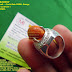 Cincin Batu CORAL Orange Ikat ALPAKA CL Zircon 1 by: IMDA Handicraft Kerajinan Khas Desa TUTUL Jember