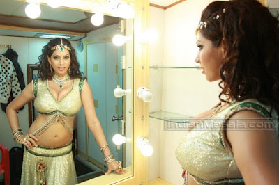 Priya Soni exposing Hot Skin Show during an item song shoot