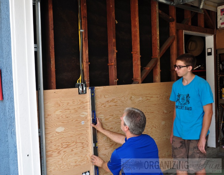 plywood garage cabinets