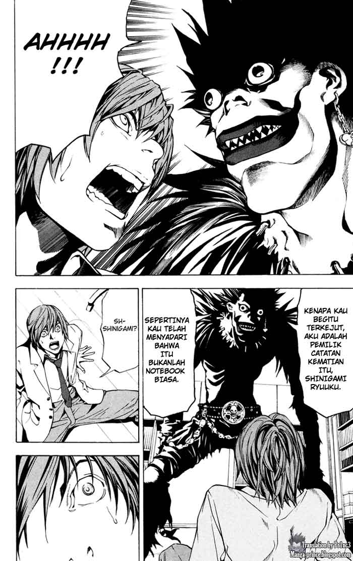 Baca Manga, Baca Komik, Death Note Chapter 1, Death Note 1 Bahasa Indonesia, Death Note 1 Online, Death Note 1 Indo