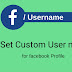 How to create a custom Username on Facebook