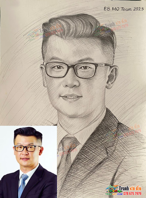 Vẽ chân dung chì nghệ thuật