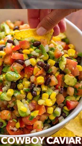 Cowboy Caviar Recipe is fresh, healthy, simple and loaded! We make this salsa all summer long. A surprising ingredient gives every bite incredible flavor. This Texas Caviar always disappears fast