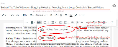 Uploading videos on Blogger