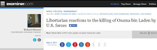 libertarians osama bin laden death cato institute 