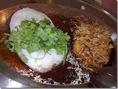 cod fish, steamed and fried