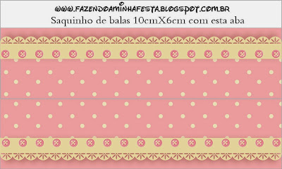 Dusty Rose and Yellow Free Printable Candy Bar Labels.