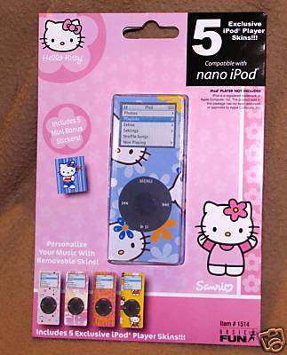 5-in-1 Hello Kitty Ipod Nano Skin Case