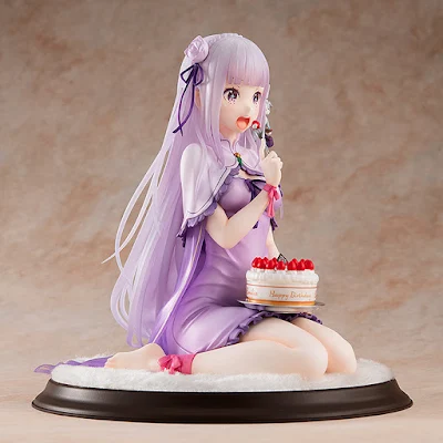 Emilia de Re:ZERO celebra su cumpleaños en esta nueva figura de KDColle