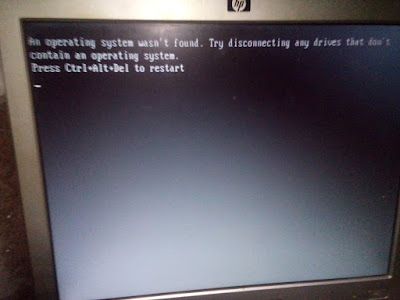 An operating system wasn’t found. Try disconnecting any drives that dont contain an operating system. Press Ctrl +Alt+Del to restart