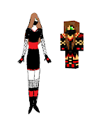 These are Minecraft skins that I found at www.minecraftskins.com and turned . (minecraft red ninja skin)
