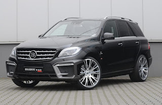 Mercedes-Benz ML 63 AMG (Brabus) (2012) Front Side