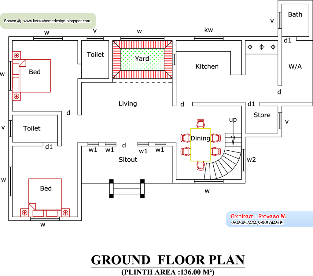  Home  plan  and elevation  2388 Sq Ft home  appliance