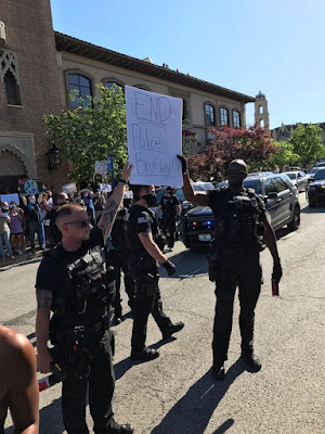 Police protest in Kansas City