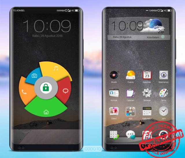 Download Tema Terbaru Oddo 10 ColorOS Mtz Theme Paling Simple Untuk For MIUI 10