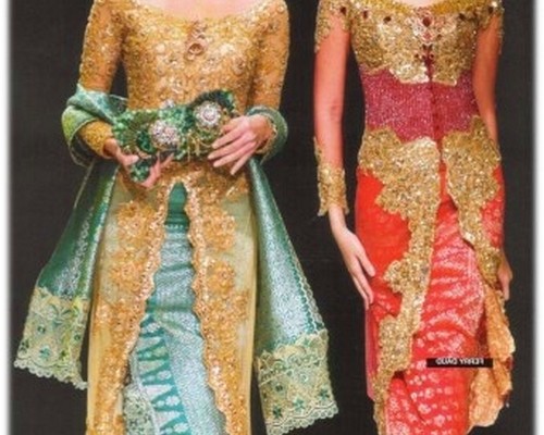 Model Baju  Songket  Pesta  Kombinasi Silungkang Modern 