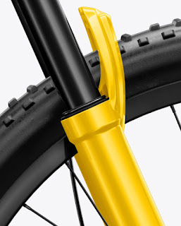 Electric Bike Mockup - Right Side View