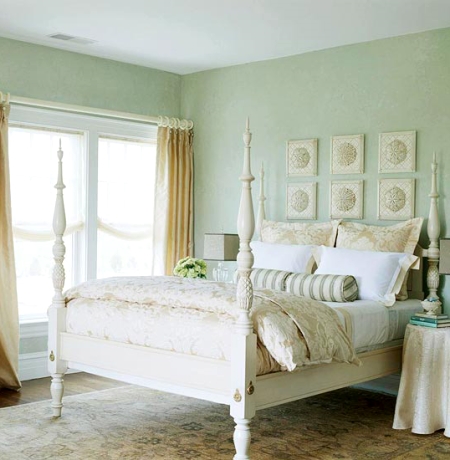 Create a Seaside Bedroom Retreat -5 Color Ideas from 