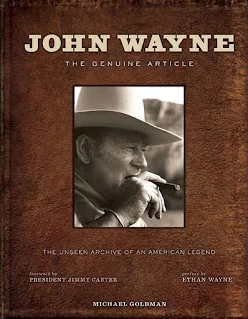 John Wayne: The Genuine Article by Michael Goldman (Book cover))