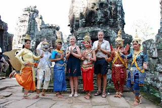 Traditional Cambodian Costumes Angkor Thom Cambodia