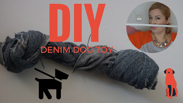 DIY DENIM DOG TOY