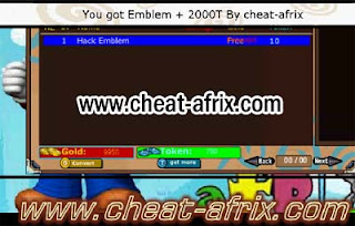 Cheat Token + Emblem Fiddler Ninja Saga 2013