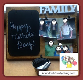 Chalkboard Plaque Makes a Great Photo Gift