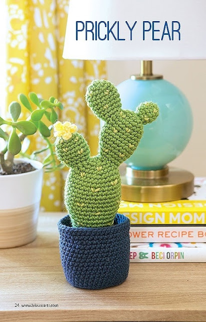 Crochet Prickly Pair Cactus Pattern Southwest garden patterns