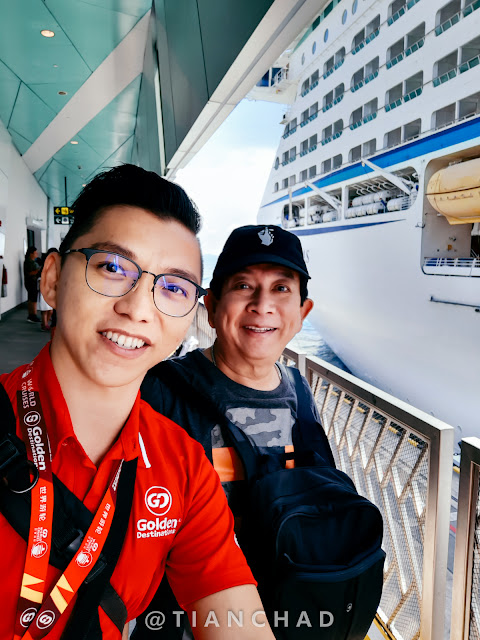 Selfie with Alamak 辉哥 程旭辉 during one of the GD Cruise Tour