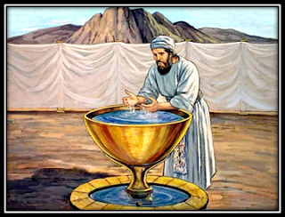 La fuente de bronce en el tabernáculo de Moisés