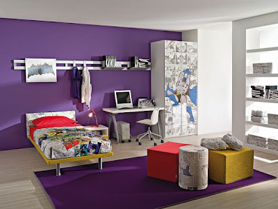 Creative Superman and Batman Kids Rooms