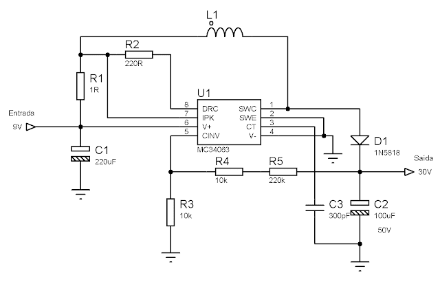 Esquema fonte 30V