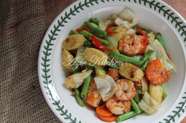 Sayur Goreng Campur Untuk Hidangan Berbuka Puasa - Azie 