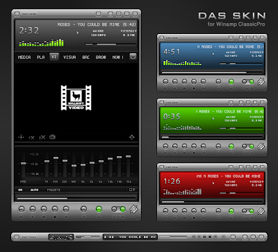 Skins Backgrounds on Theme Styles  Free Cpro Das Skin   Winamp Classicpro Skin