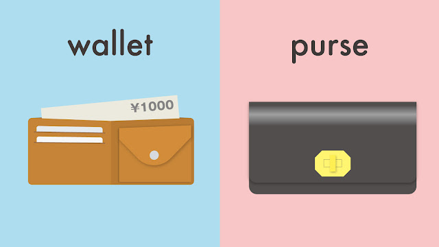 wallet と purse の違い