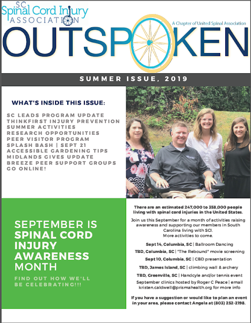 Outspoken Newsletter page one picture 