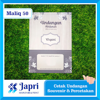 Cetak Undangan Khitanan dan Pernikahan Blangko Maliq 50