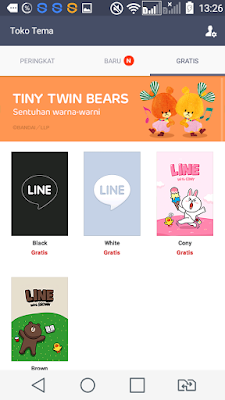 Cara Merubah Tema Line Premium Berbayar Menjadi Gratis di Android