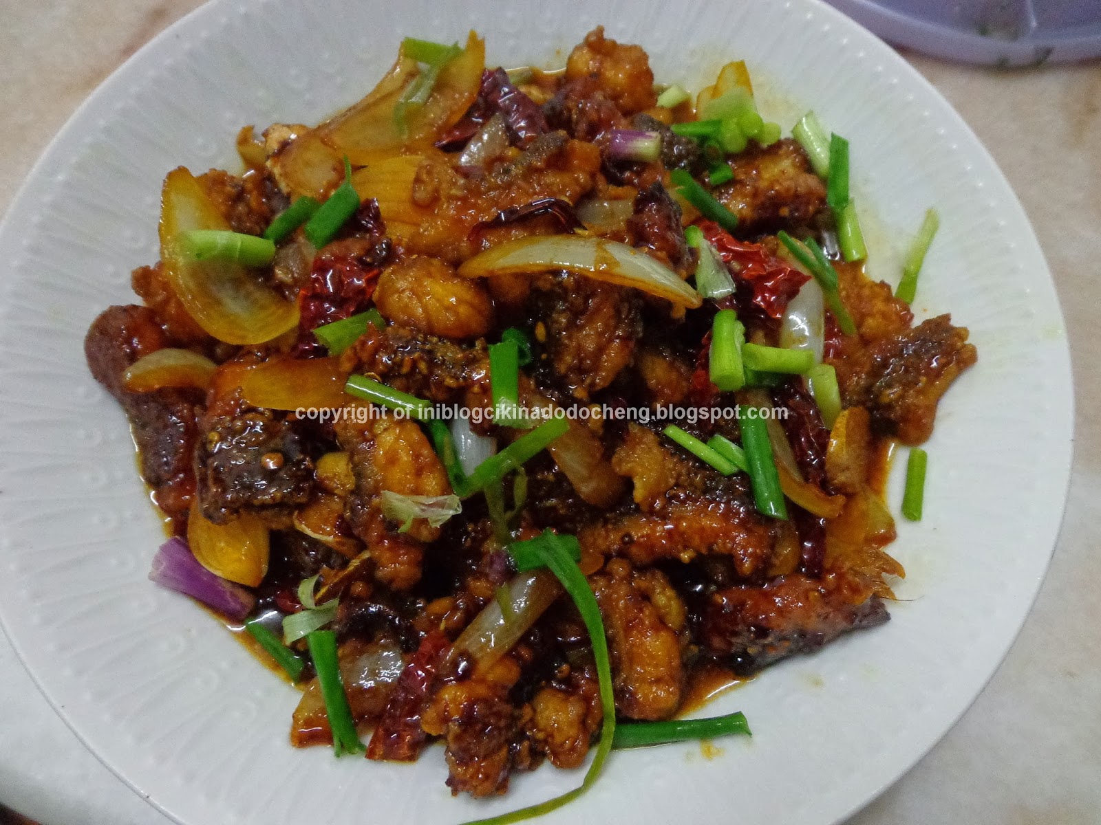 Blog Cik Ina Do Do Cheng: resepi isi ikan kerapu goreng 