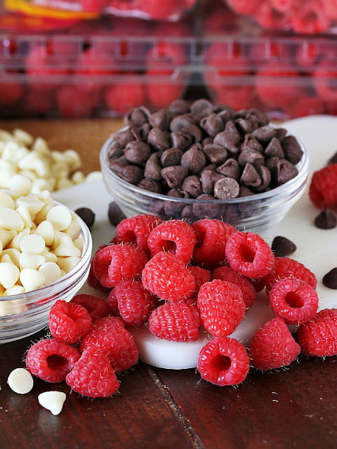 Chocolate-Stuffed Raspberry Ingredients Image