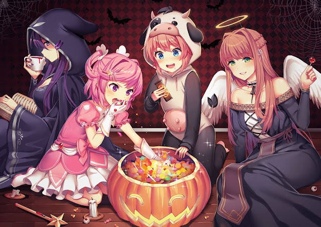 Cute Halloween Anime PFP