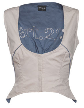 organic cotton maria waistcoat