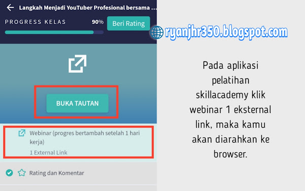 Cara mengikuti webinar Prakerja