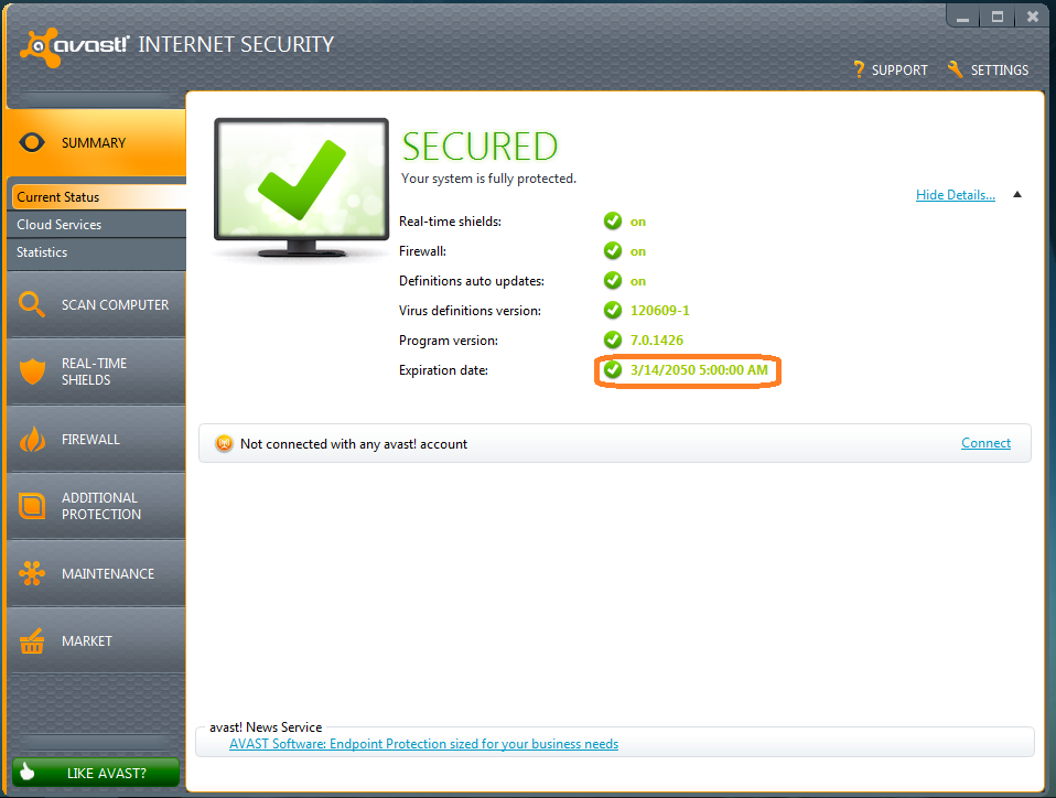 Avast internet security 7 keygen free download