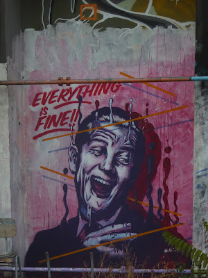 Graffiti, Berlin "Everything is fine"