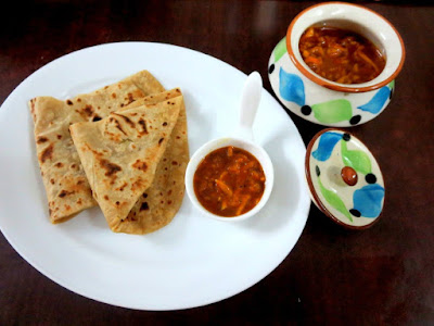 Paratha with Pickle