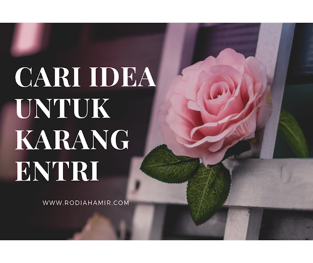 Mudah Cari Idea Untuk Karang Entri update blog